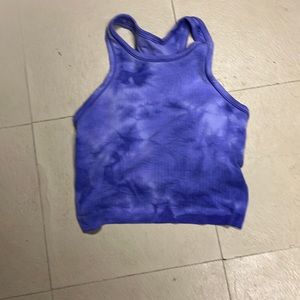 Charged indigo dye ebb to street tank